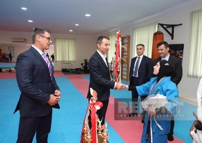 World karate champions from Azerbaijan awarded