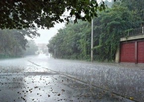 В ряде районов Азербайджана пройдут ливни, выпадет град