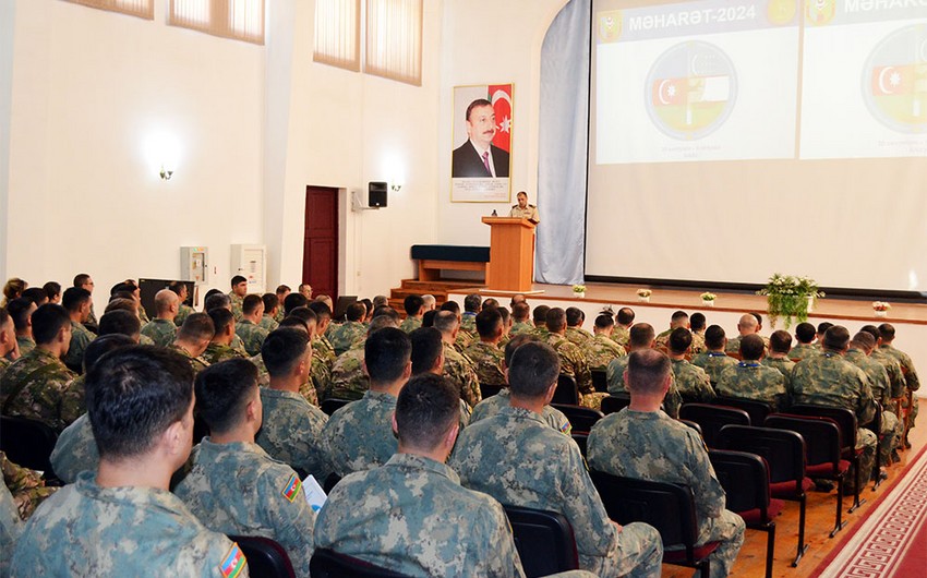 Opening ceremony of Azerbaijan-Uzbekistan Command-Staff Exercise held