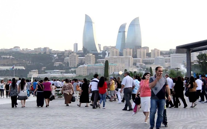 The population of Azerbaijan increased