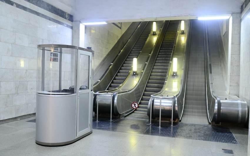Metronun Həzi Aslanov stansiyasında eskalator əsaslı təmirə dayandırılır