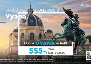 AZAL launches new discount campaign for flights connecting Baku and Vienna