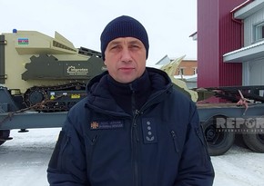 Ukrainian official: 'Demining machines sent from Azerbaijan will speed up our work' - PHOTO REPORTAGE 