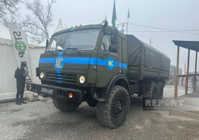 Vehicles of Russian peacekeepers pass freely along Khankandi-Lachin road 