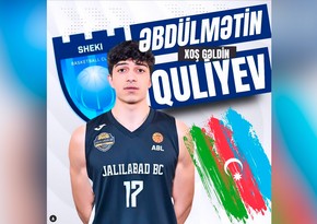 Şəki basketbol klubu heyətini yeni oyunçu ilə gücləndirib