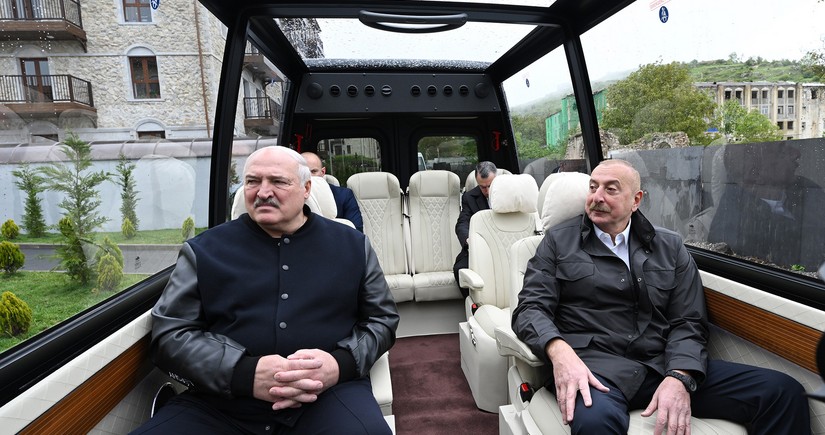 Presidents of Azerbaijan and Belarus visit Shusha