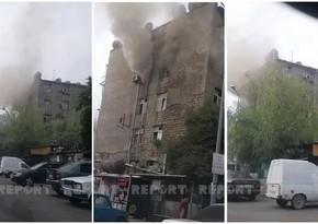 В Баку в общежитии произошел пожар - ВИДЕО - ОБНОВЛЕНО