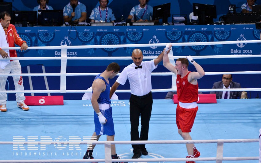 ​Azərbaycan boksçusu Bakı 2015də gümüş medal qazanıb