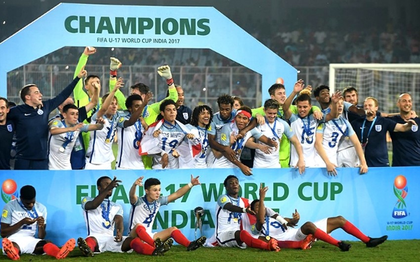 Сборная Англии выиграла юношеский чемпионат мира по футболу