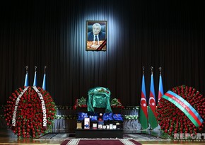 Azerbaijan holding farewell ceremony for Natig Aliyev - PHOTO