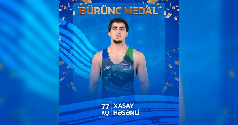 Azərbaycanın daha bir güləşçisi dünya çempionatında bürünc medal qazanıb