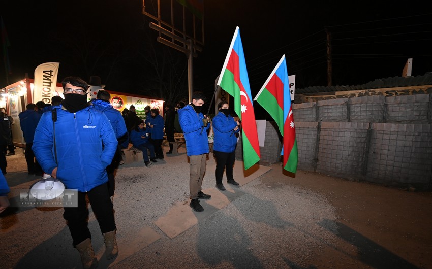 Акция протеста на дороге Ханкенди-Лачын продолжается и в праздничный день