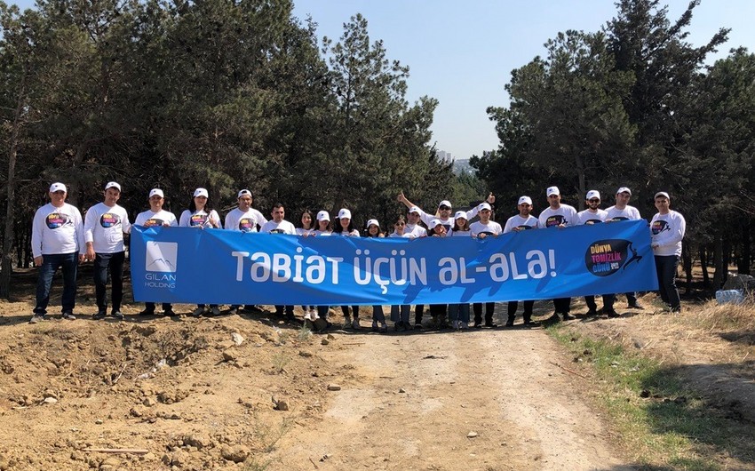 “Gilan Holding” World Cleanup Day hərəkatına qoşulub