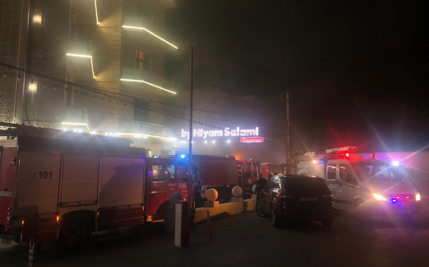 Пожар в отеле в поселке Новханы потушен