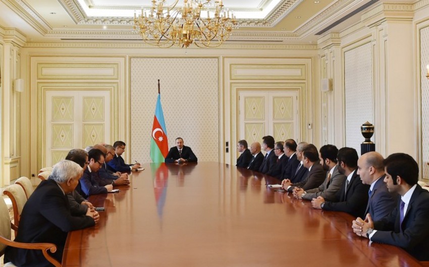 ​Президент Ильхам Алиев принял послов мусульманских стран в Азербайджане в связи со священным месяцем Рамазан