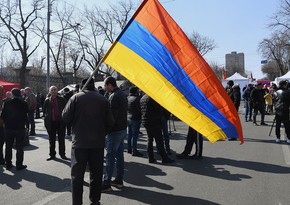 В Ереване прошла акция протеста перед посольством Беларуси