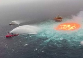 В Мексиканском заливе вспыхнул пожар под водой