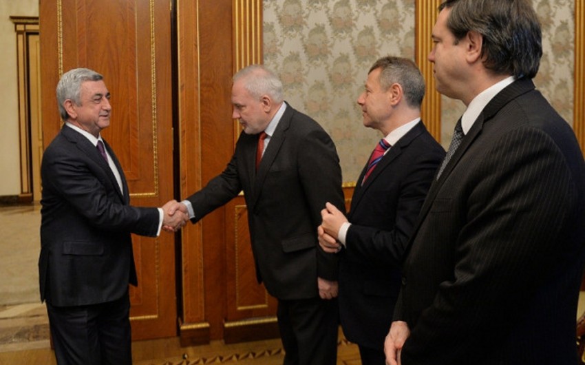 OSCE MG Co-chairs meet with Sargsyan in Yerevan