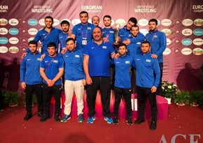 Azerbaijani Greco-Roman wrestlers finish third in European Championship