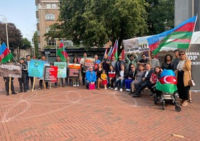Азербайджанская община в Нидерландах провела акцию в Гааге