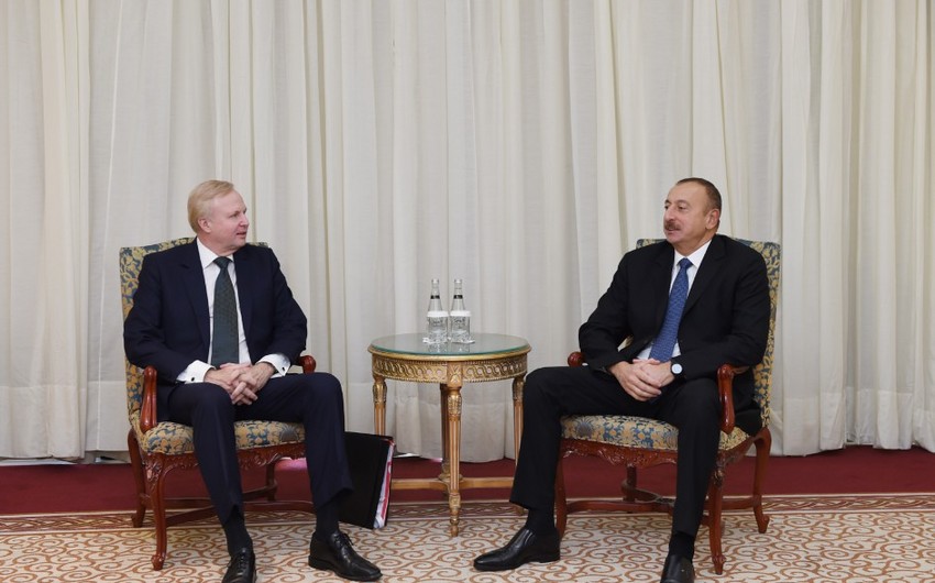 President Ilham Aliyev met with the BP Chief Executive Officer - UPDATED