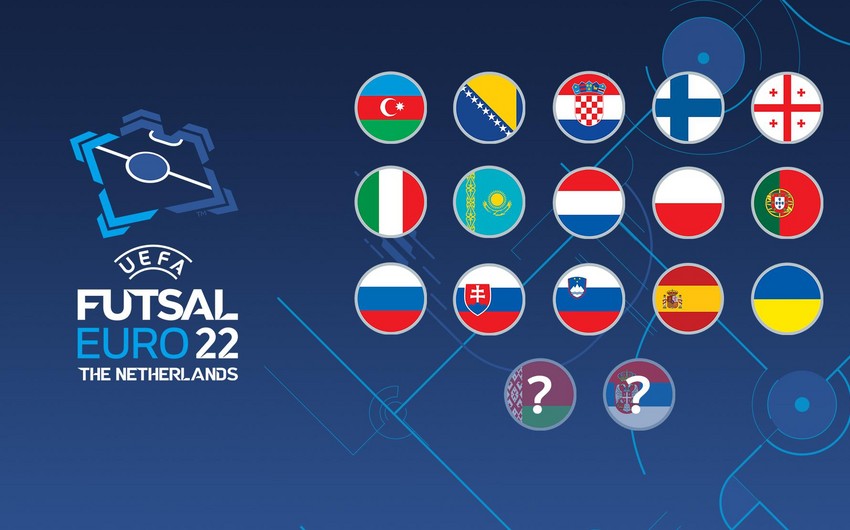Futzal üzrə Avropa çempionatının 15 iştirakçısı müəyyənləşdi
