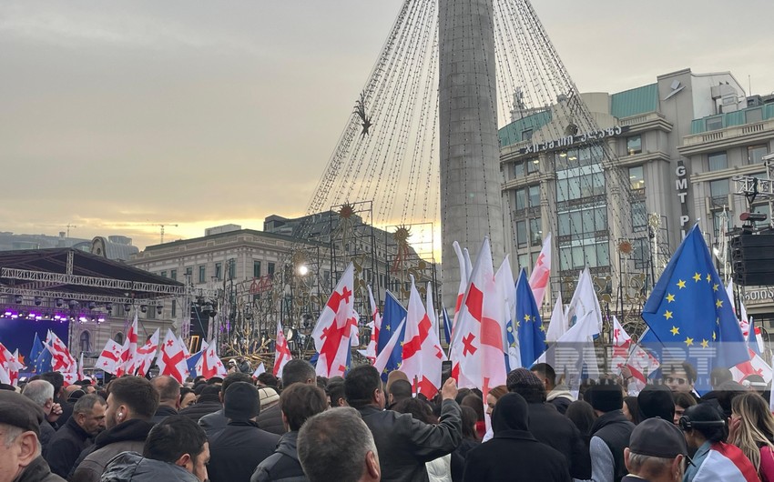 Tbilisidə Gürcüstanın Aİ-yə namizəd statusu alması ilə bağlı konsert keçirilir