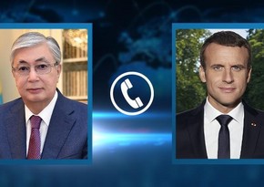 French, Kazakh Presidents mull situation in Afghanistan