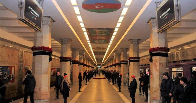 Yanvarın 20-də Bakı metrosunun iş rejimində dəyişikliklər ediləcək