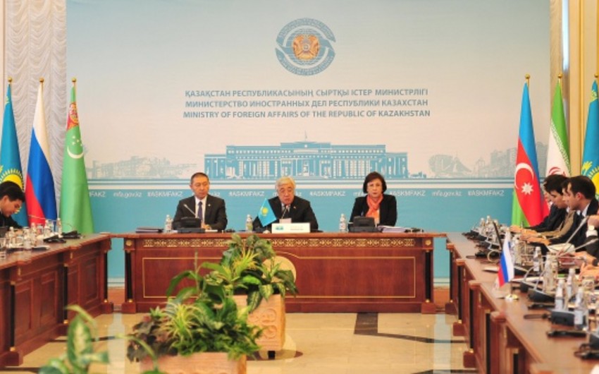 Kazakhstan to hold a meeting of foreign ministers of five littoral states next year