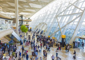  Bakı aeroportunda sərnişin axını 33 % artıb