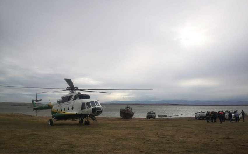 Azərbaycan helikopteri Gürcüstanda itkin düşən balıqçıların axtarışına cəlb olunub - YENİLƏNİB-3