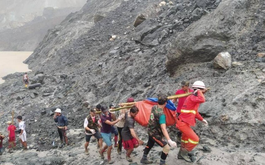 Nearly 80 missing in jade mine landslide in Myanmar
