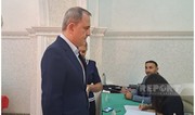 Azerbaijani FM casts his vote in snap parliamentary elections