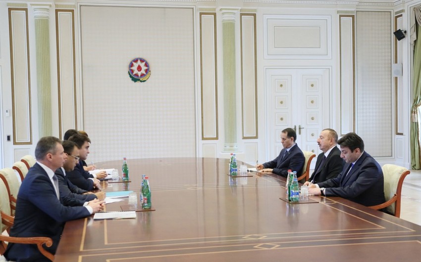Президент Ильхам Алиев принял министра иностранных дел Украины