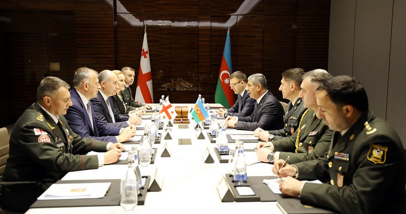 Defense ministries of Azerbaijan and Georgia sign bilateral military cooperation plan