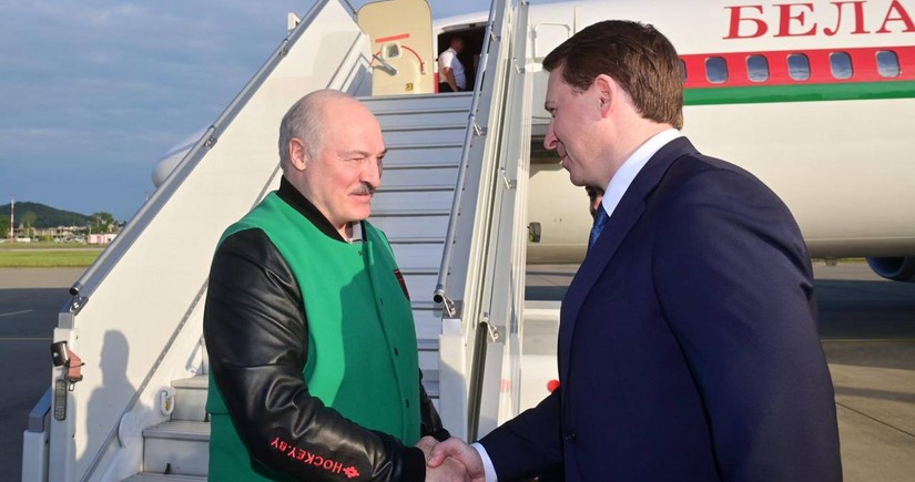 Лукашенко прибыл в Сочи на переговоры с Путиным