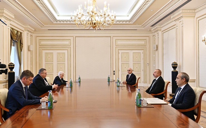 President Ilham Aliyev receives Russian deputy prime minister