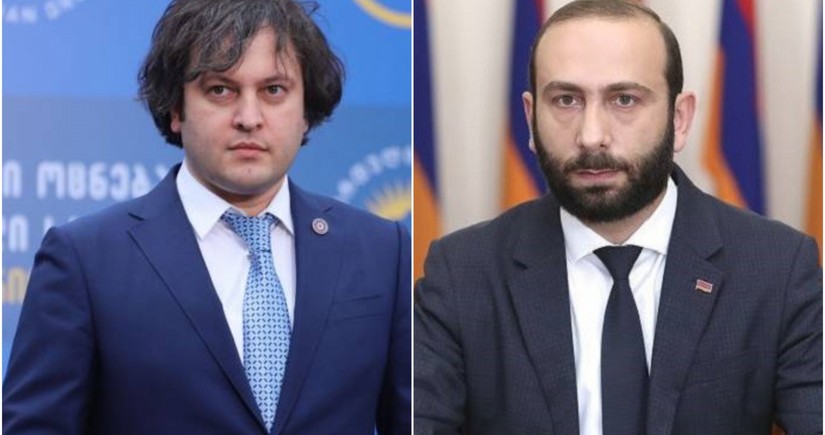 Gürcüstanın baş naziri Ararat Mirzoyanla əməkdaşlıq məsələlərini müzakirə edib