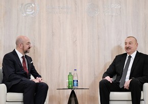 President Ilham Aliyev meets with President of European Council