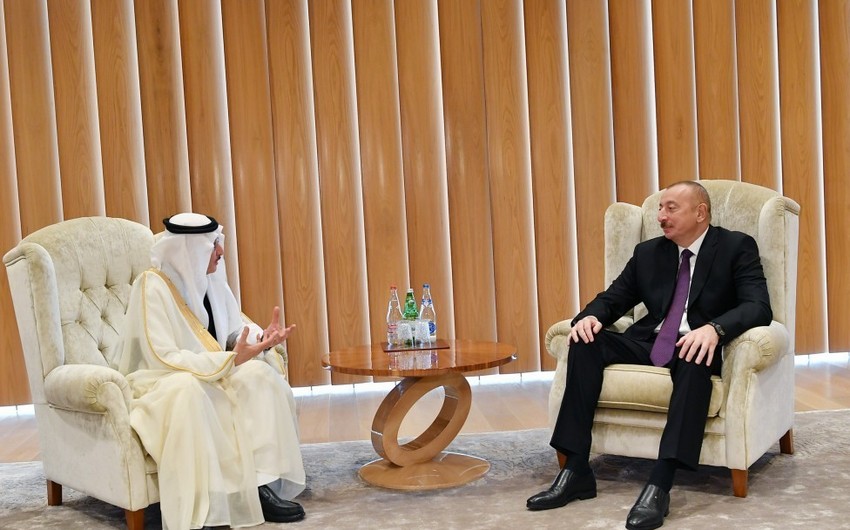 Президент Азербайджана принял генсека Организации исламского сотрудничества