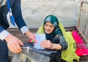 104-year-old woman votes in Nakhchivan
