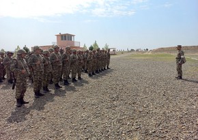 В Азербайджанской армии проведены практические занятия по огневой подготовке