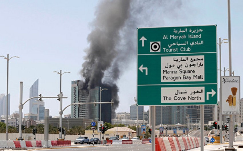 В Абу-Даби при пожаре в строящемся комплексе пострадали тринадцать человек