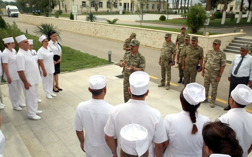 Министр обороны Азербайджана принял участие в открытии нового военного госпиталя в прифронтовой зоне - ВИДЕО