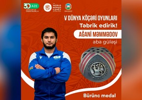 Azərbaycan Dünya Köçəri Oyunlarında daha bir bürünc medal qazanıb