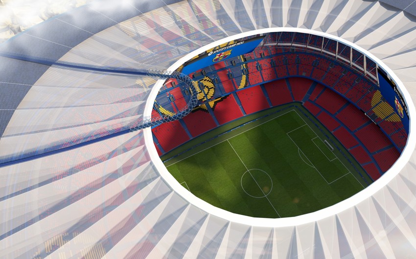 Barcelona releases images of renovated Camp Nou