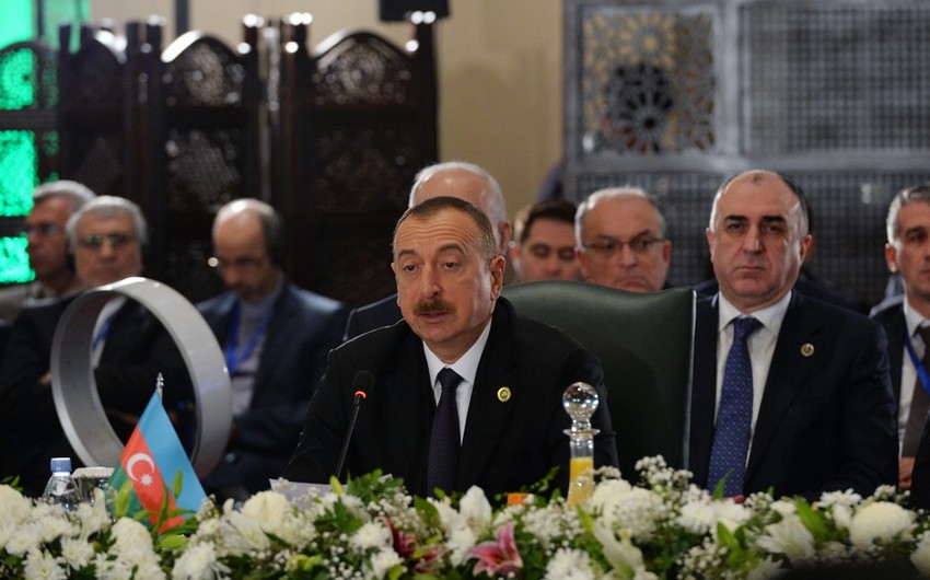 President Ilham Aliyev addresses 13th Summit of Economic Cooperation Organization - UPDATED