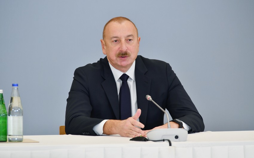 President Aliyev: Supplying Armenia with weapons like France and India, now pour the oil on fire