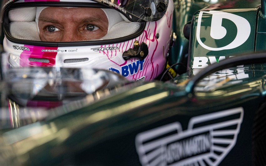 Formula 1: Fettelin də bolidi sınaq yürüşündə sıradan çıxdı
